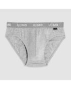 Slip gris chiné