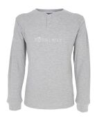 Pigiama a maniche lunghe e pantaloni lunghi in grigio melange