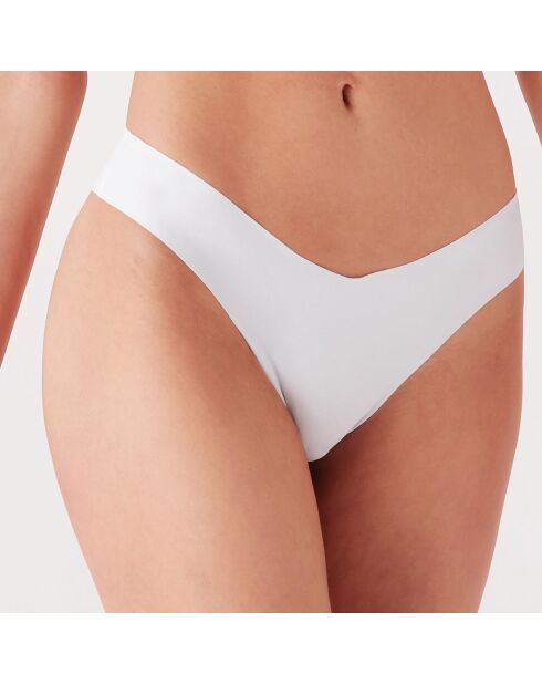 Culotte Brésilienne en forme de V blanche