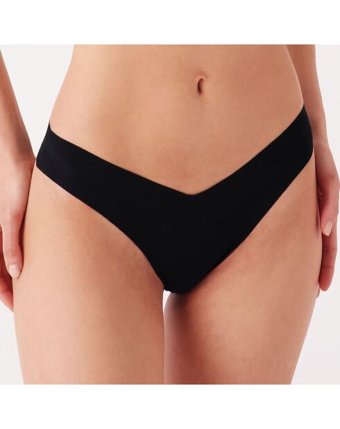 Culotte Brésilienne en forme de V noire