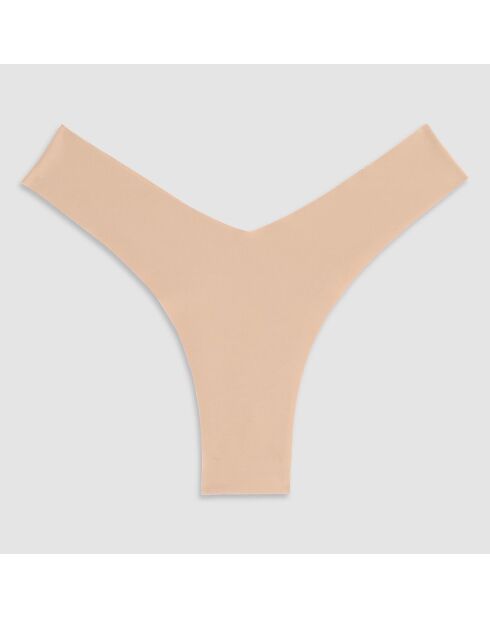 Culotte Brésilienne en forme de V beige