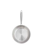 Poêle triplex induction argentée - D.20 cm