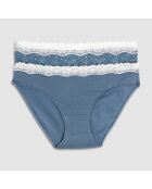 2 Culottes Mini bleues