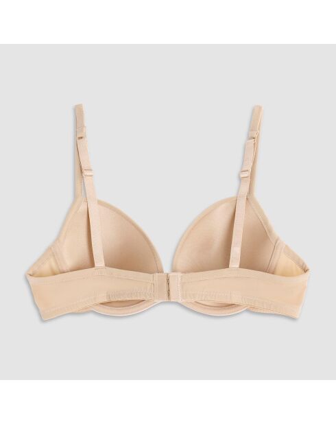 Soutien-gorge Push-Up rembourré à armatures beige