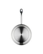 Poêle induction argentée - D.24 cm