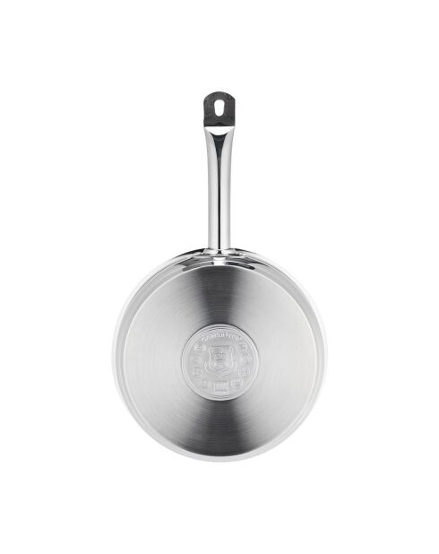 Poêle induction argentée - D.24 cm