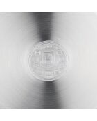 Poêle induction argentée - D.24 cm