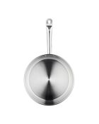 Poêle induction argentée - D.28 cm