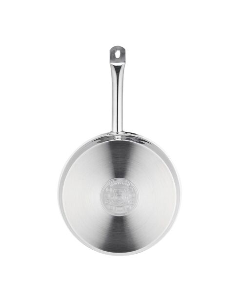 Poêle induction argentée - D.28 cm
