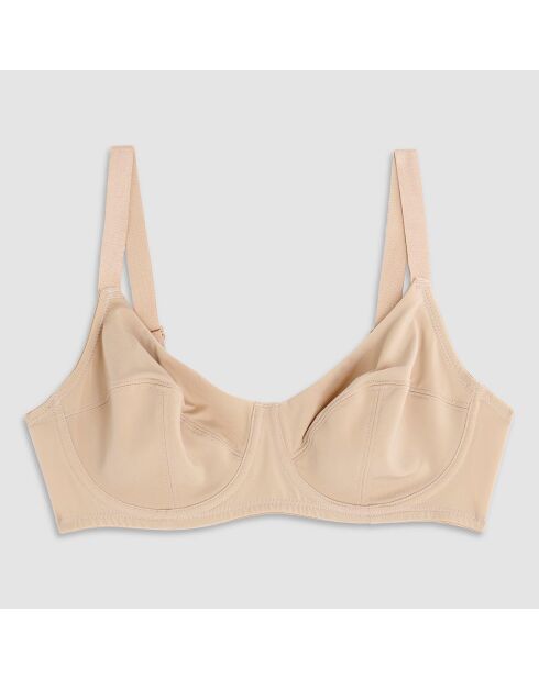 Soutien-gorge à armatures bonnet C beige