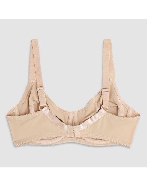 Soutien-gorge à armatures bonnet C beige