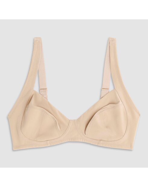 Soutien-gorge sans armatures bonnet C beige