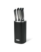 Blocco + 5 coltelli neri Cut