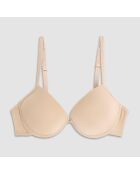 Soutien-gorge Push-Up avec coques Gel beige