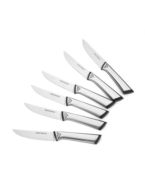 6 Couteaux Cut noirs