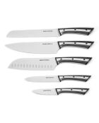 Ceppo portacoltelli affilato + 5 neri