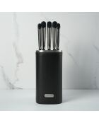 Ceppo portacoltelli affilato + 5 neri