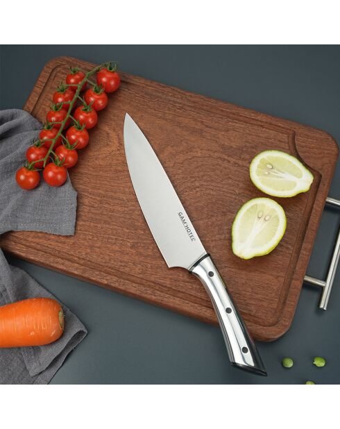 Bloc + 5 couteaux Sharp noir