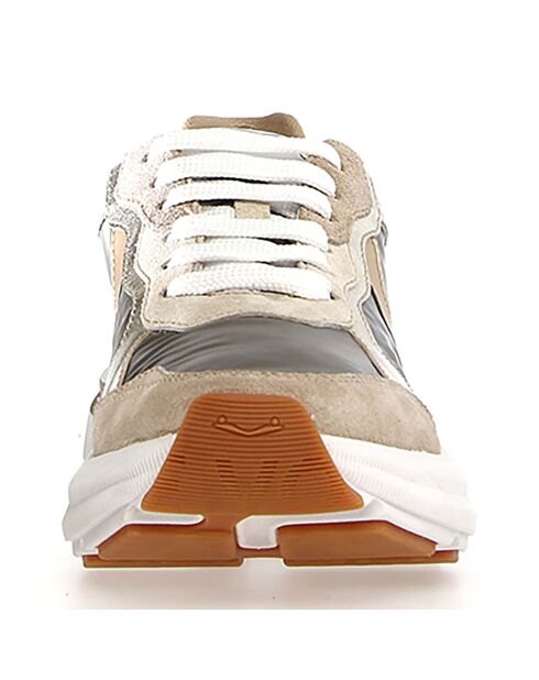 Sneakers en Cuir Charlotte beiges