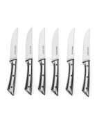 6 coltelli Sharp neri