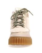 Sneakers en Cuir Eva crème