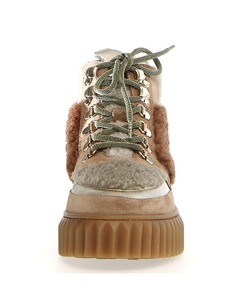 Sneakers en Cuir Eva marron