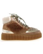 Sneakers en Cuir Eva marron