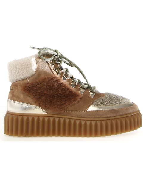 Sneakers en Cuir Eva marron