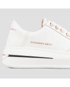 Sneakers en Cuir Lancaster blanches