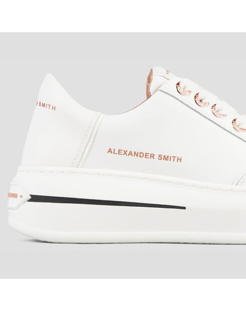 Sneakers en Cuir Lancaster blanches