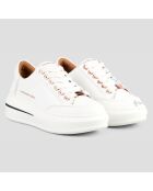 Sneakers en Cuir Lancaster blanches