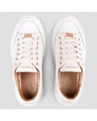 Sneakers en Cuir Lancaster blanches