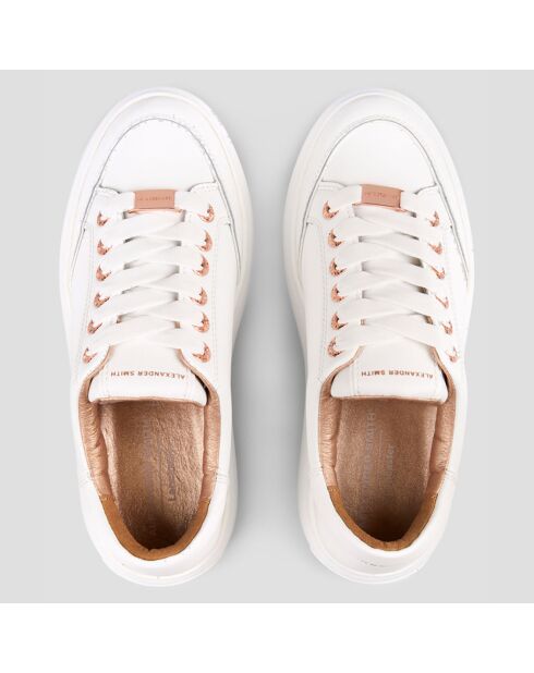 Sneakers en Cuir Lancaster blanches