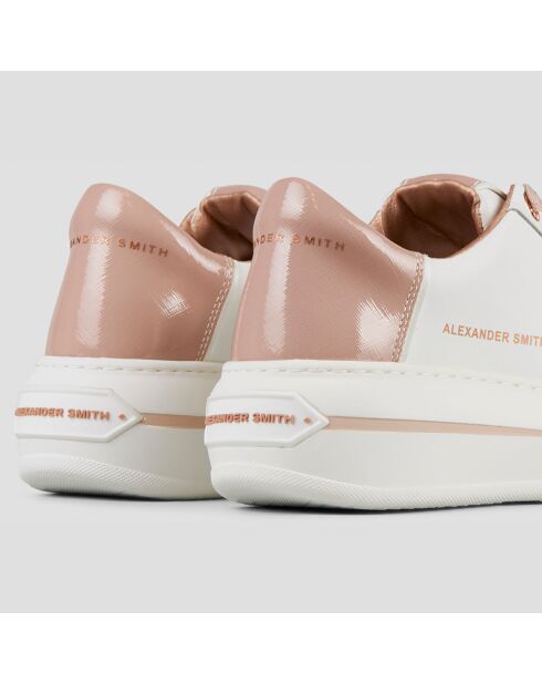 Sneakers en Cuir Lancaster crème
