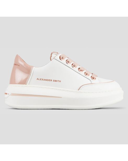 Sneakers en Cuir Lancaster crème