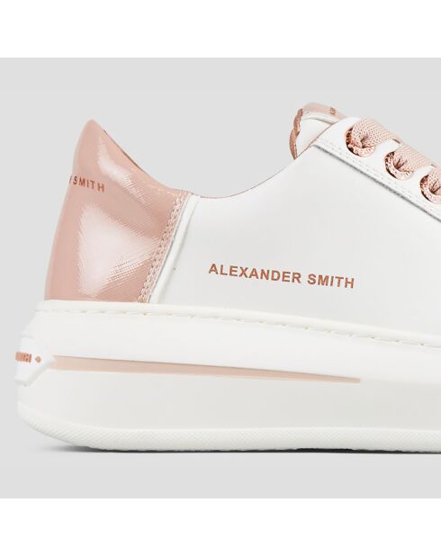 Sneakers en Cuir Lancaster crème