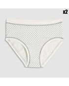 3 Culottes Midi blanches