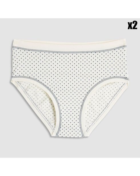 3 Culottes Midi blanches