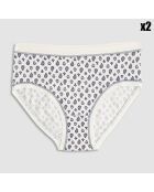 3 Culottes Midi blanches