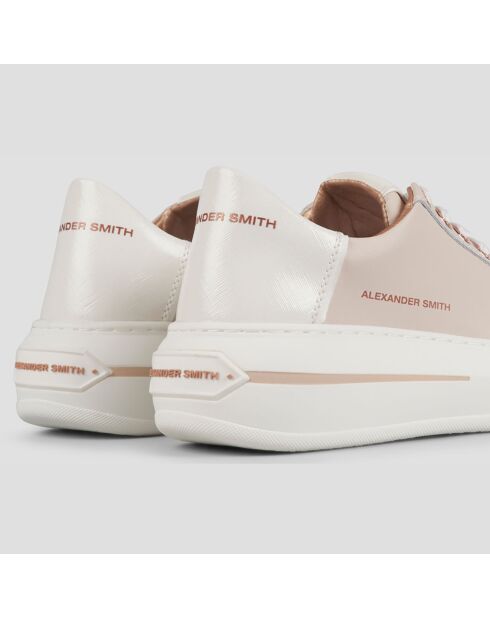 Sneakers en Cuir Lancaster roses