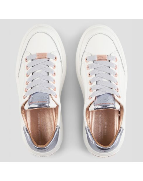 Sneakers en Cuir Lancaster blanches