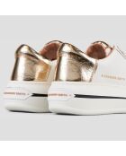 Weiße Lancaster Ledersneaker