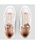 Weiße Lancaster Ledersneaker