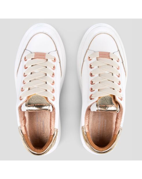 Sneakers en Cuir Lancaster blanches