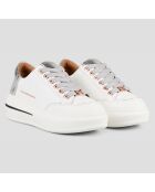 Sneakers en Cuir Lancaster blanches