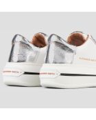 Sneakers en Cuir Lancaster blanches