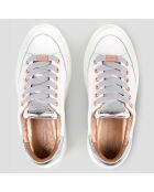 Sneakers en Cuir Lancaster blanches