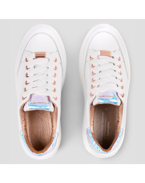 Sneakers en Cuir Lancaster blanches