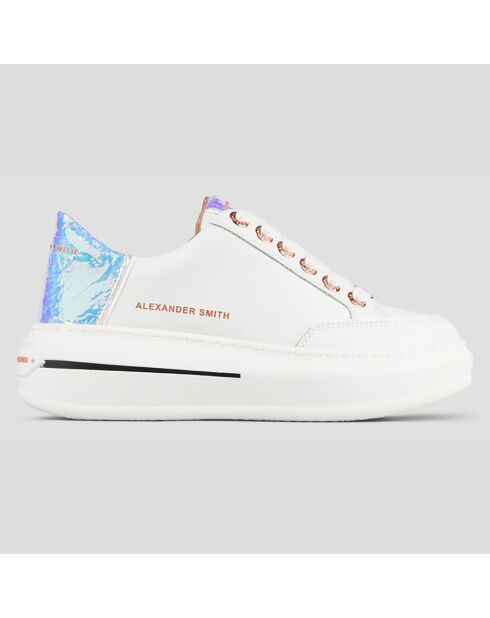 Sneakers en Cuir Lancaster blanches