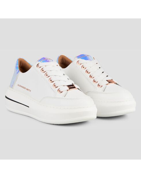 Sneakers en Cuir Lancaster blanches